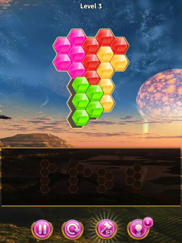Скриншоты Hexa Blaster - Color Trickster iPad 
