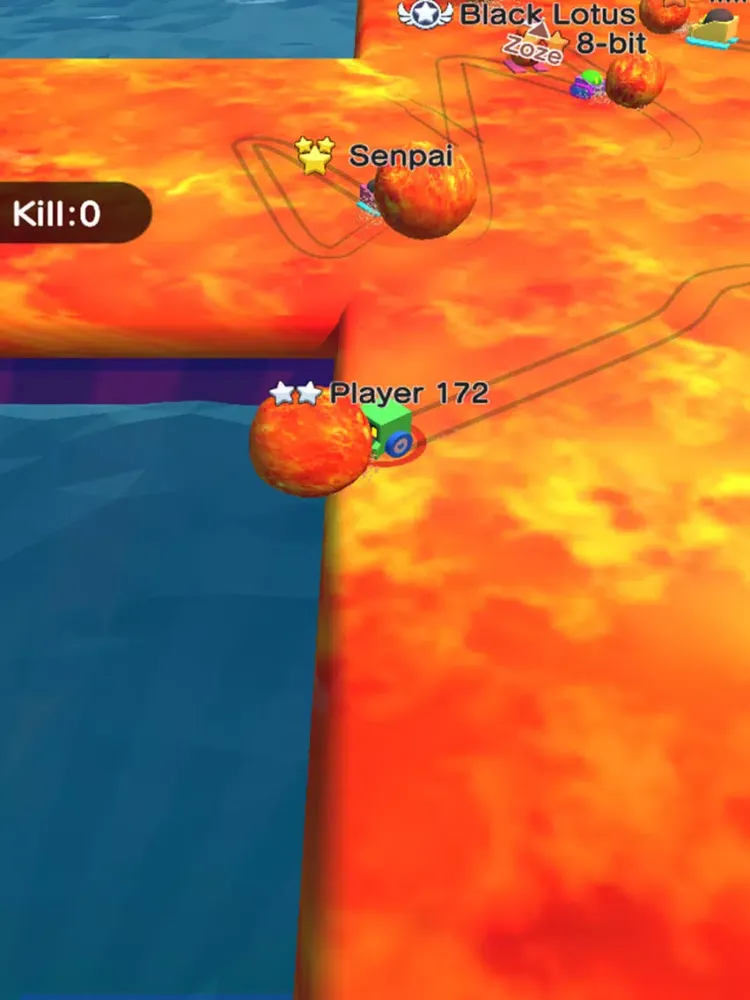 Tangkapan layar Lava Ball Wars - Flippy Bump iPad 