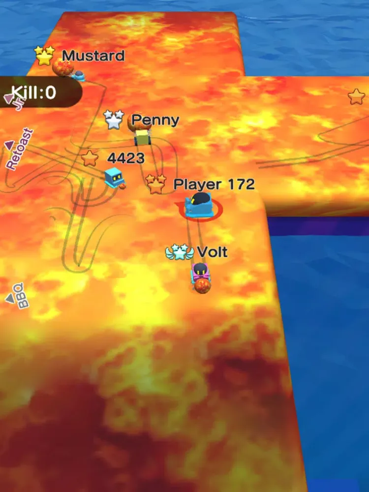 Tangkapan layar Lava Ball Wars - Flippy Bump iPad 