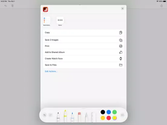 Capturas de tela do Drawcon iPad 