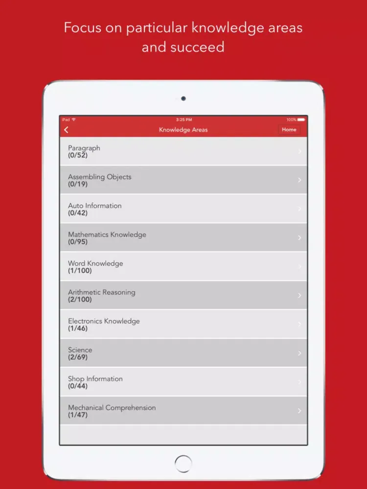 ASVAB IQ - Armed Service Vocational Training Guide iPad  스크린샷