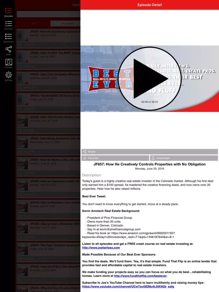 Best Real Estate Investing Advice Show iPad  Screenshots