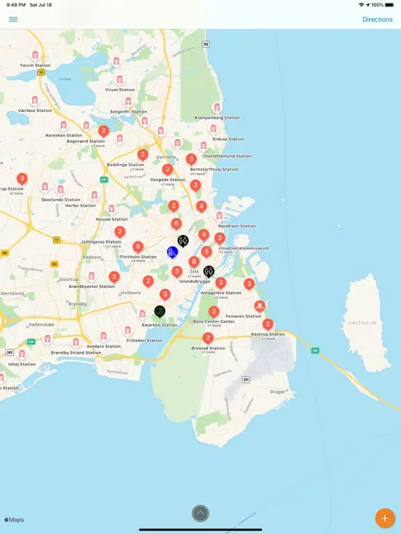 Ảnh chụp màn hình của CityLife CPH iPad 