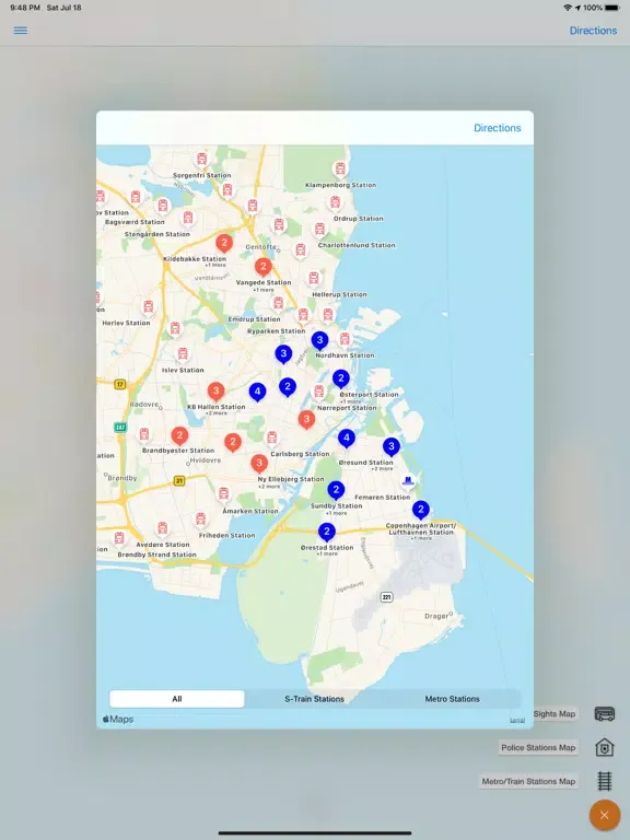 Ảnh chụp màn hình của CityLife CPH iPad 