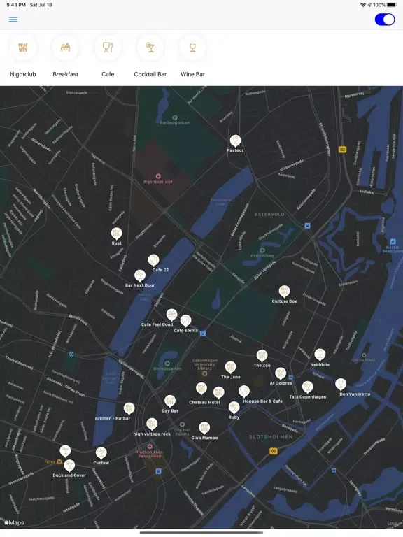 Ảnh chụp màn hình của CityLife CPH iPad 