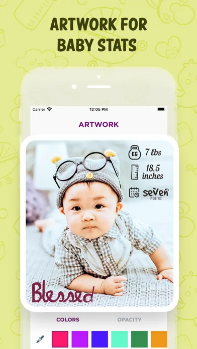 Baby Art-Baby Monthly Pictures Screenshots