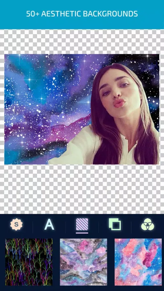 Tangkapan layar Trippy Effects- Digital Art & Aesthetic Filters