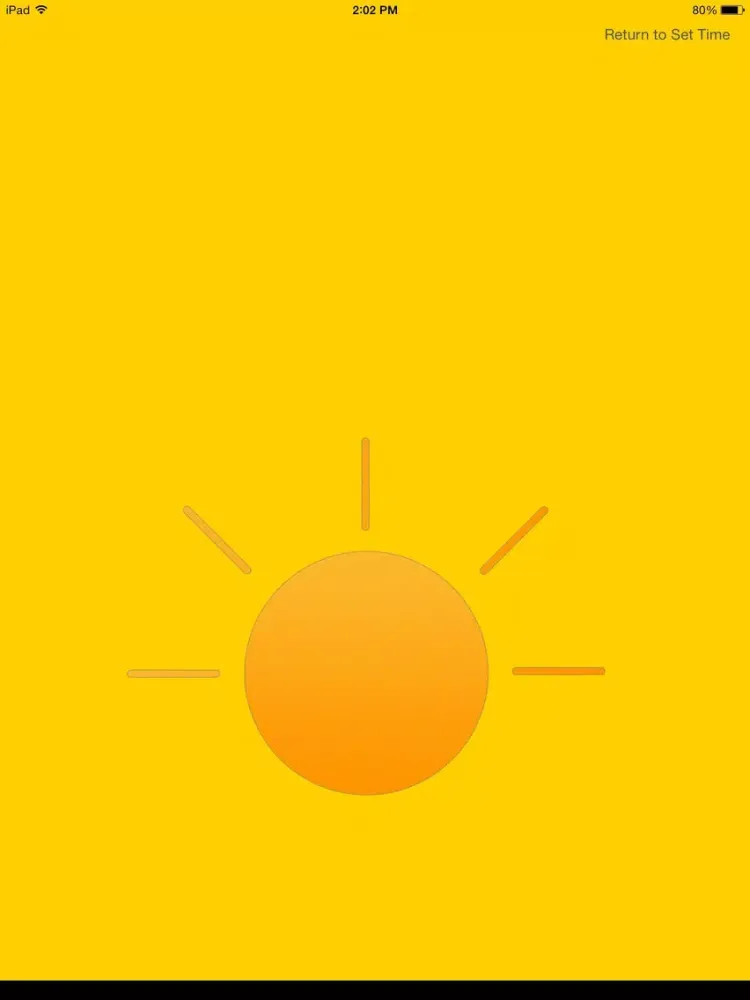 Capturas de tela do Toddler Wake Up Clock iPad 