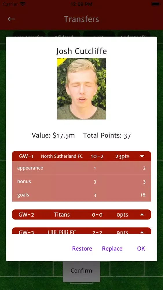 Redbacks Fantasy League應用截圖