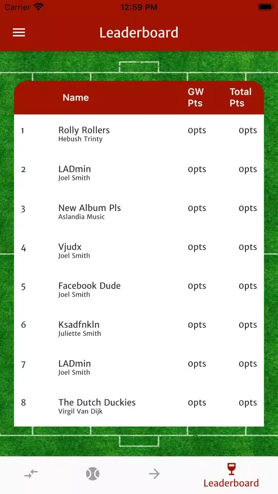 Redbacks Fantasy League應用截圖
