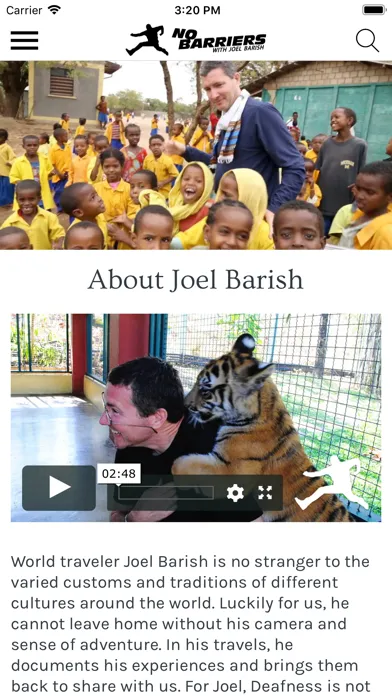 Zrzuty ekranu No Barriers with Joel Barish