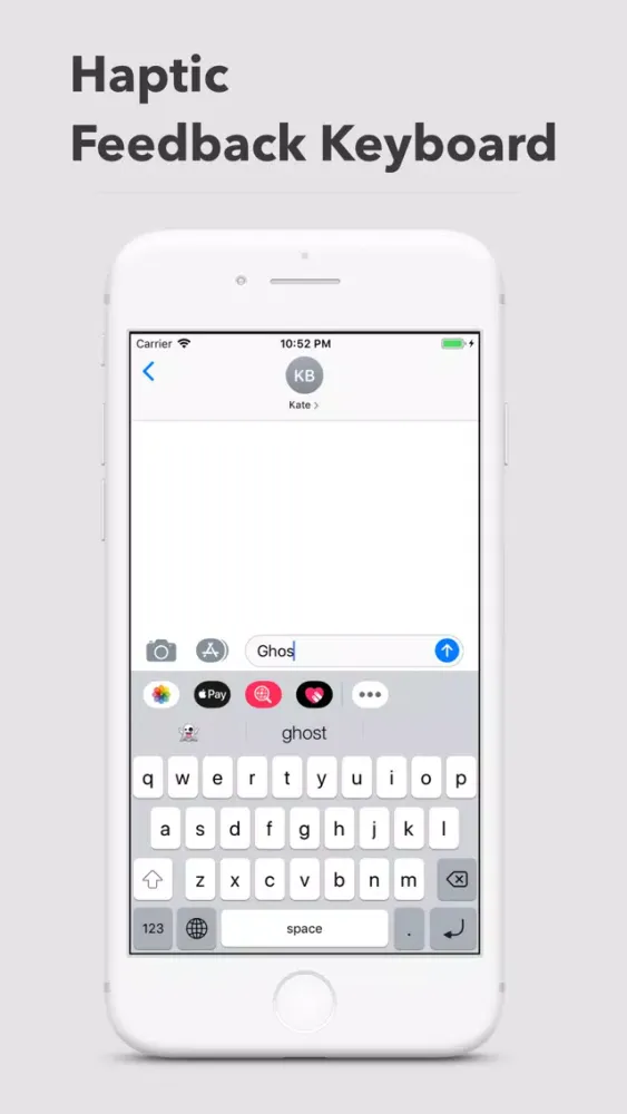 Capturas de tela do Haptic Feedback Keyboard