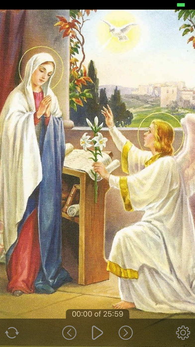 Tangkapan skrin Holy Rosary-Scriptural Edition