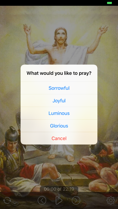 Tangkapan skrin Holy Rosary-Scriptural Edition