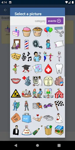Capturas de tela do Blik Calendar Widget