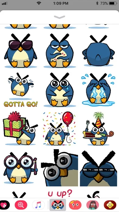 Grumply - Penguin Stickers スクリーンショット