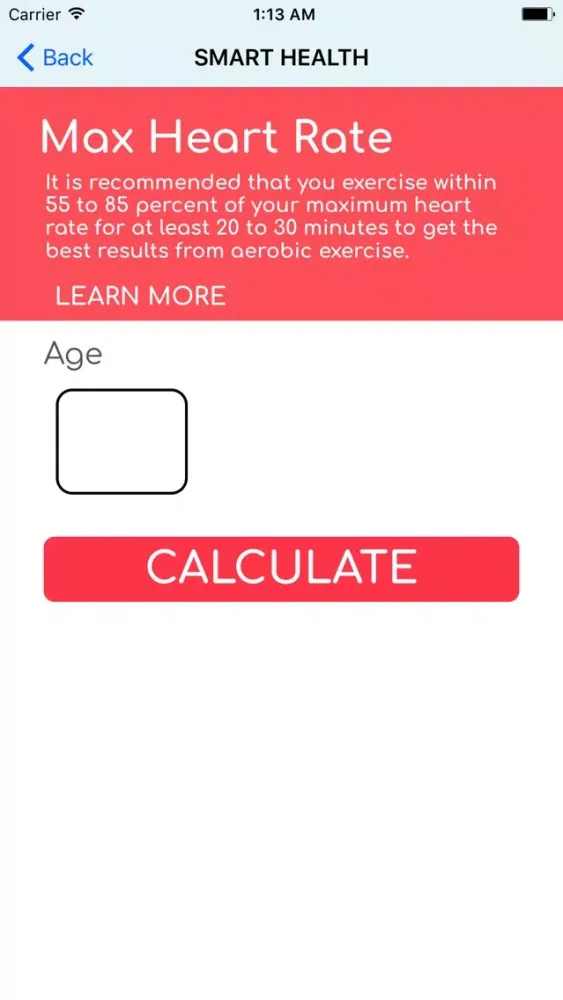 Скриншоты Smart Health Calculator