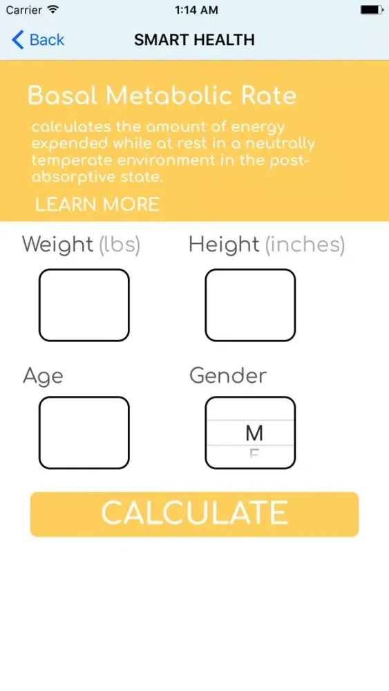 Скриншоты Smart Health Calculator