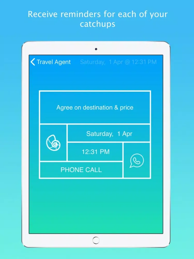 Contact - People Organizer iPad 應用截圖