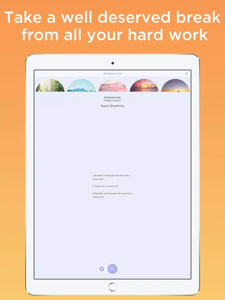 Tangkapan skrin Calm Meditation & Relaxation iPad 