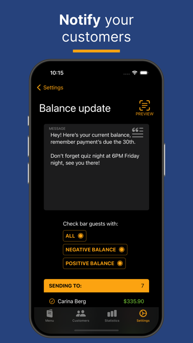 BarTab: Running tabs made easy Screenshots