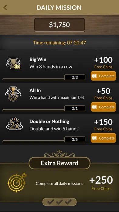 Tangkapan skrin Royal Blackjack Casino 21