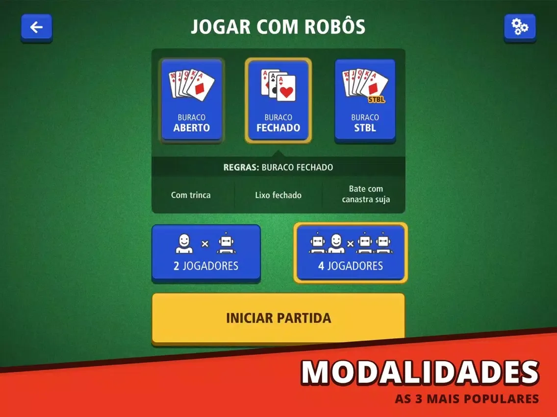 Ảnh chụp màn hình của Buraco Jogatina: Jogue Cartas iPad 
