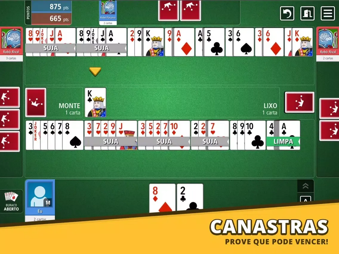 Ảnh chụp màn hình của Buraco Jogatina: Jogue Cartas iPad 
