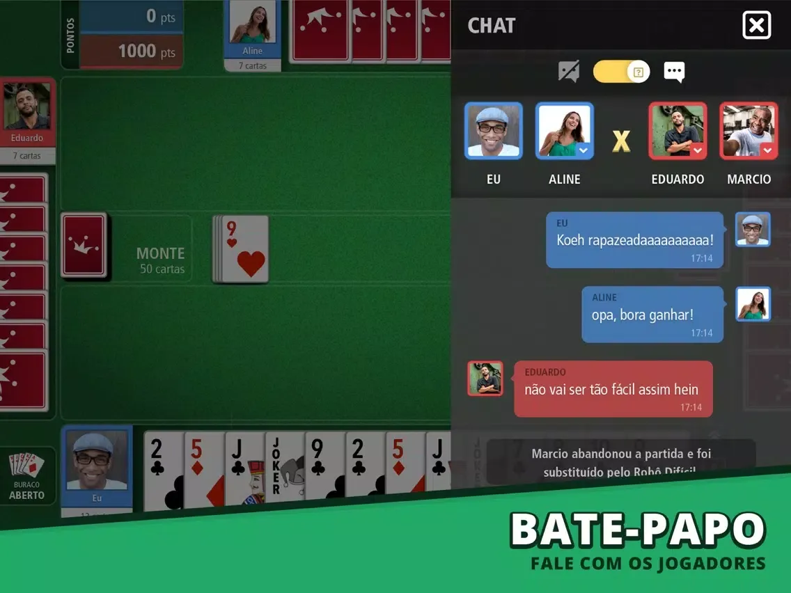 Ảnh chụp màn hình của Buraco Jogatina: Jogue Cartas iPad 