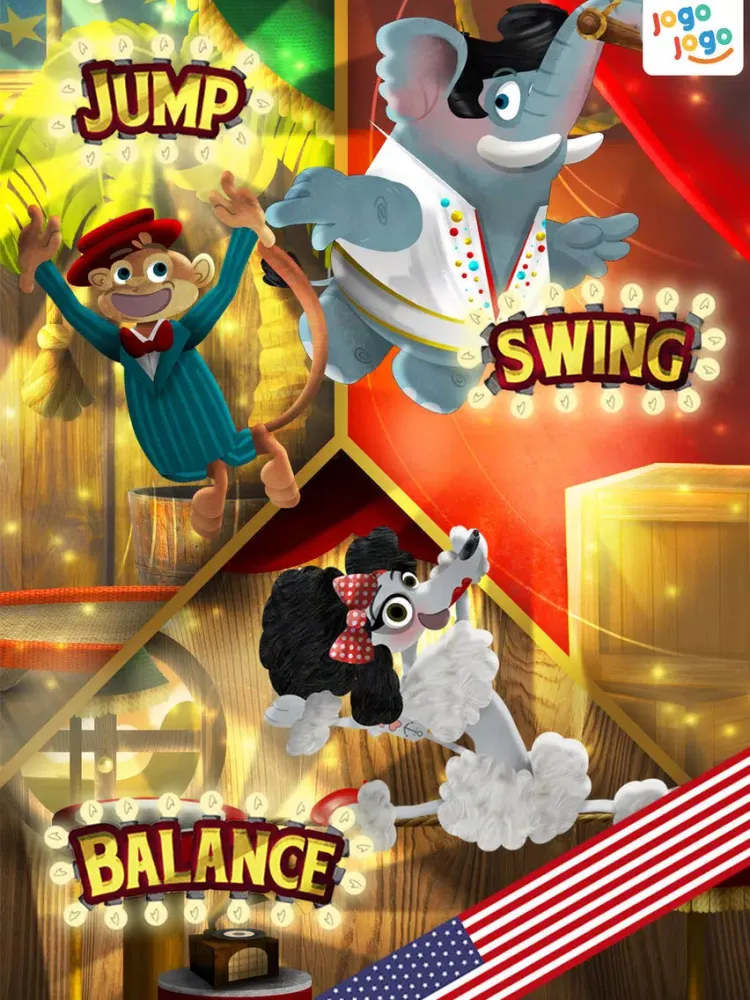 Jogo Circus Animals - Finishing your plate of food is fun! iPad  Screenshots