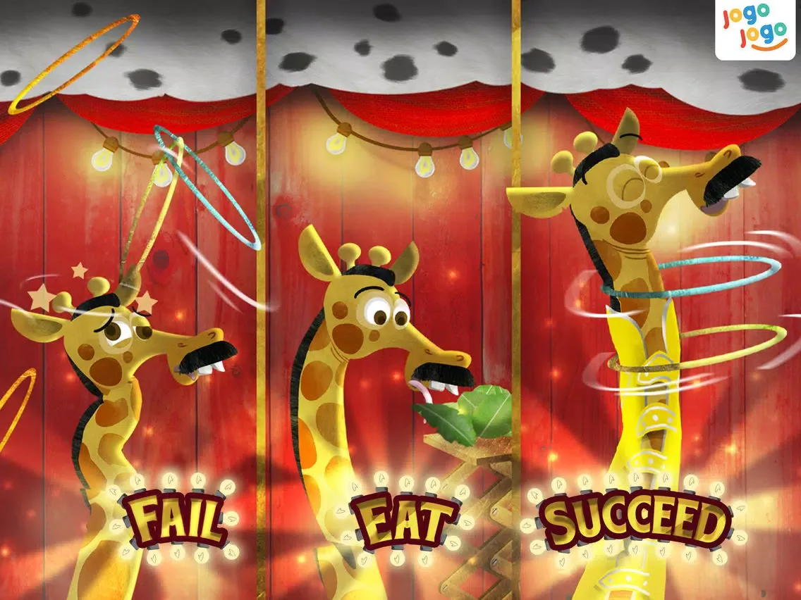 Jogo Circus Animals - Finishing your plate of food is fun! iPad  Screenshots