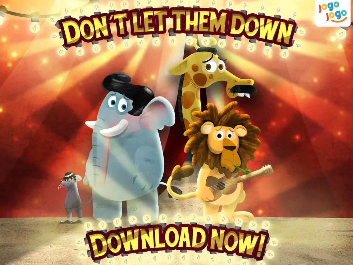 Jogo Circus Animals - Finishing your plate of food is fun! iPad  Screenshots