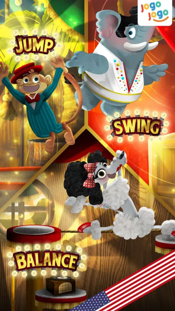 Jogo Circus Animals - Finishing your plate of food is fun! Screenshots