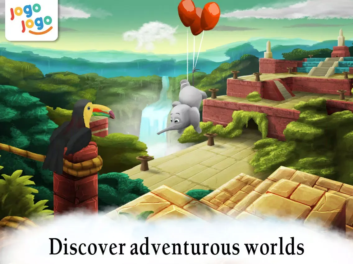 ภาพหน้าจอของ 3 Red Balloons - A cute picture book for toddlers iPad 