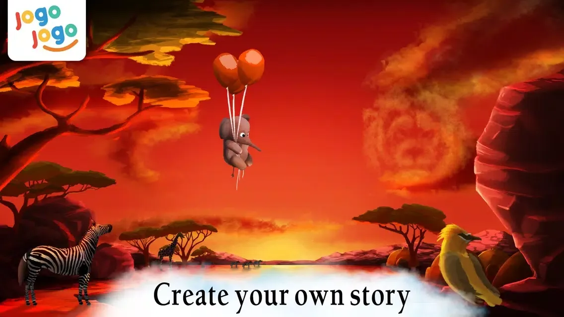 ภาพหน้าจอของ 3 Red Balloons - A cute picture book for toddlers