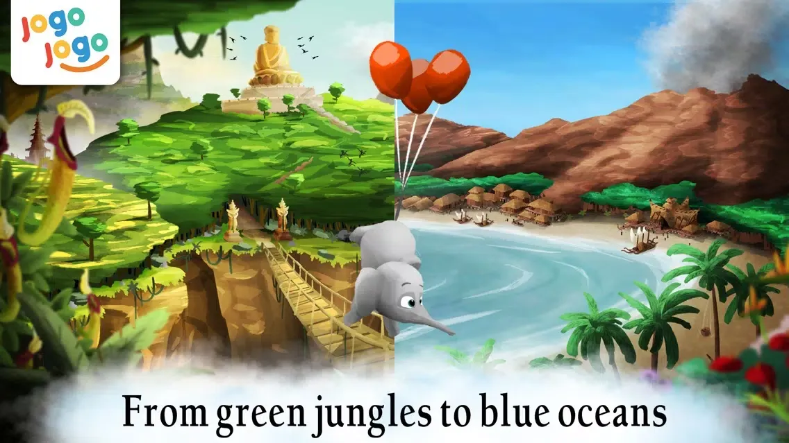 ภาพหน้าจอของ 3 Red Balloons - A cute picture book for toddlers