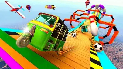 Tuk Tuk Rickshaw Stunt स्क्रीनशॉट