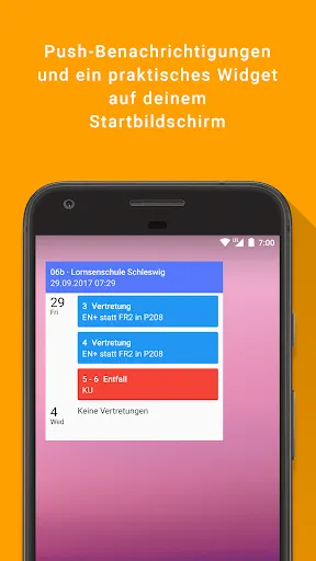 Screenshot di Vertretungsplan.app