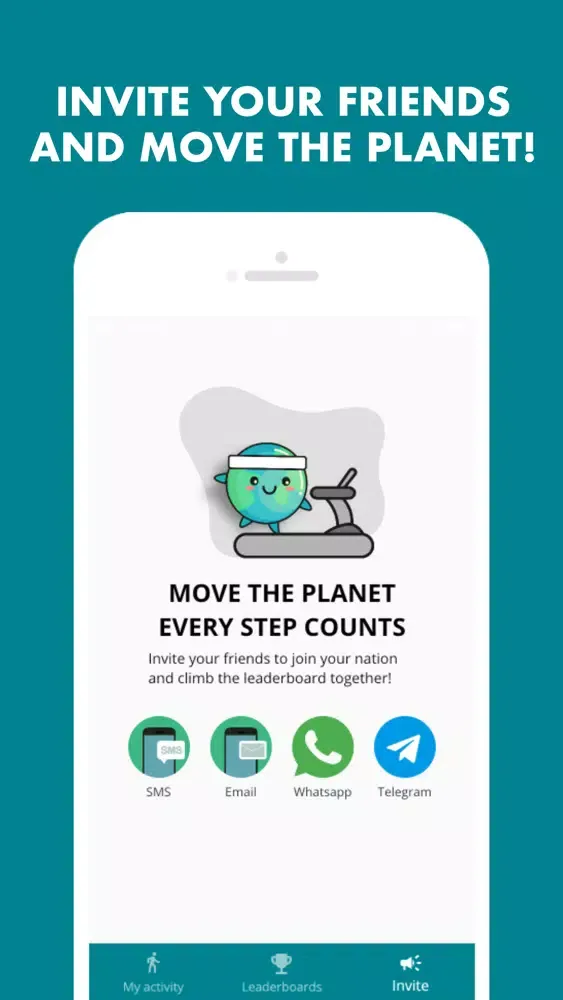 Walk of Nations - Step Counter Screenshots