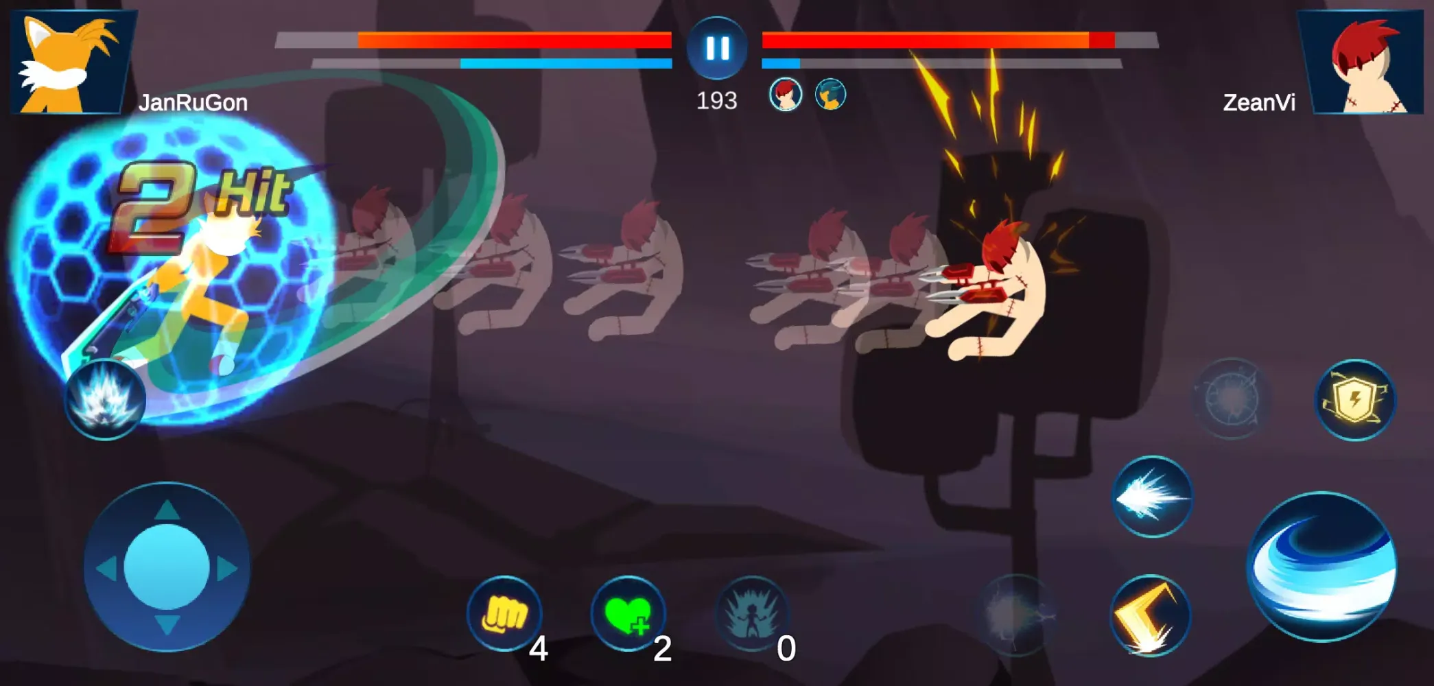 Zrzuty ekranu Stick Tails: Battle Mania