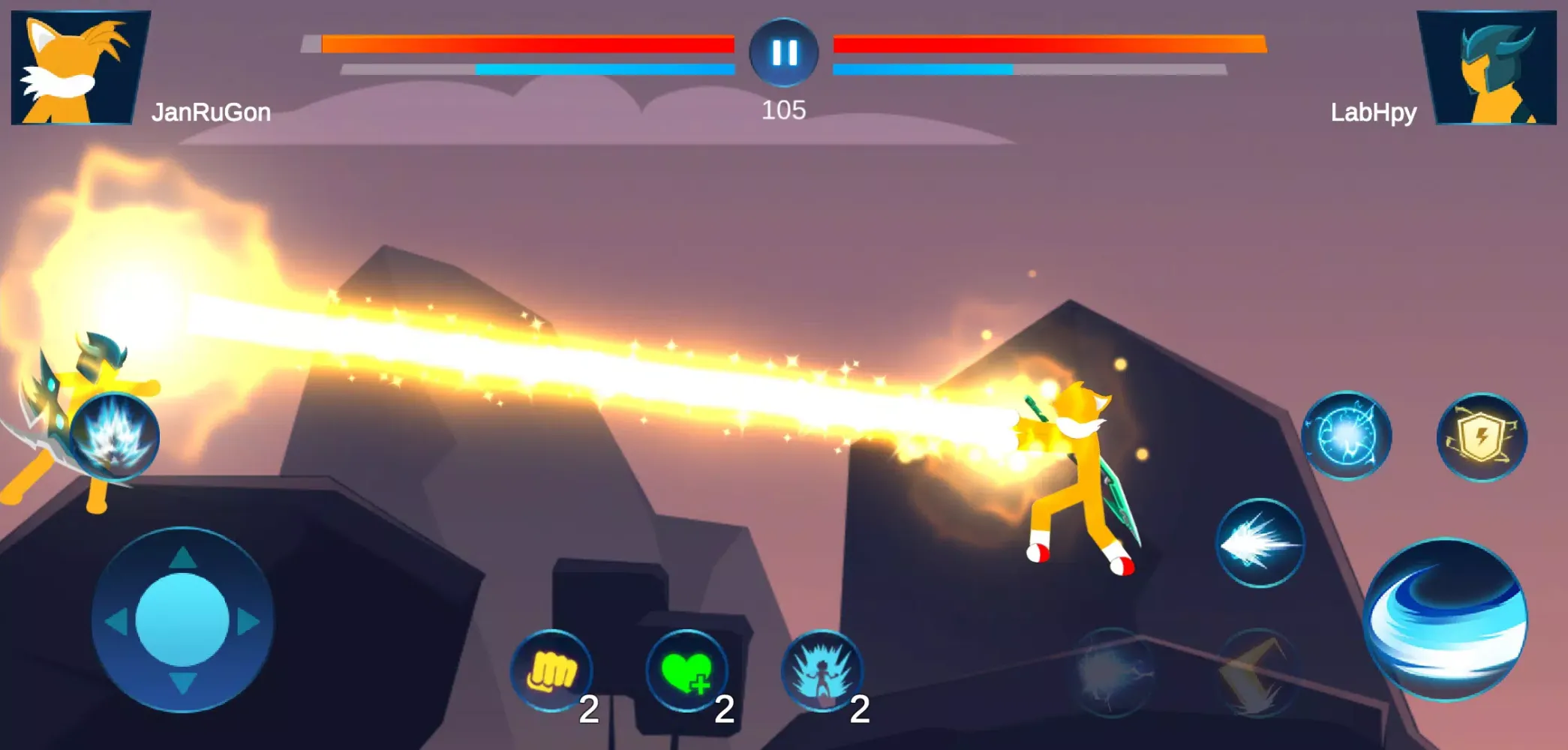 Zrzuty ekranu Stick Tails: Battle Mania