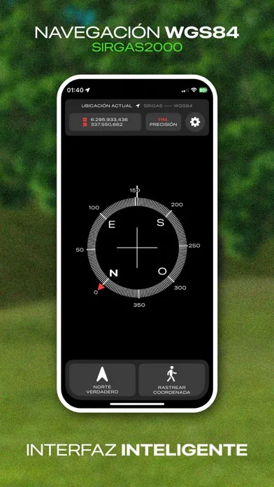 Azimuth+: Rastreo Coordenadas Screenshots