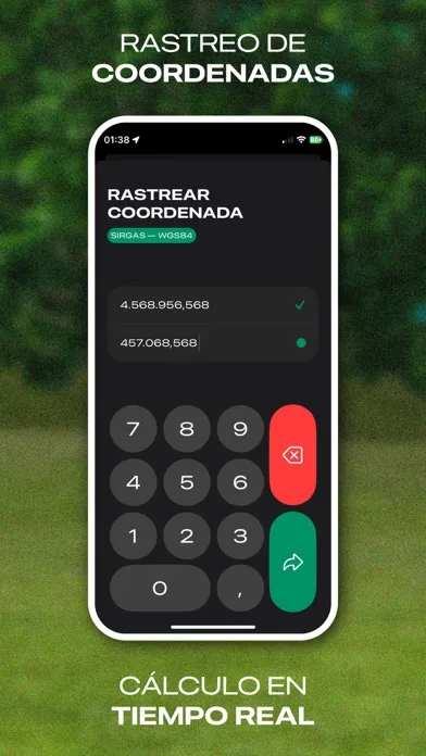 Azimuth+: Rastreo Coordenadas Screenshots