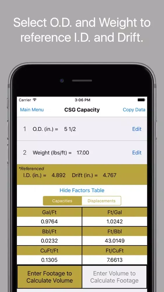 Capacities Basic Screenshots