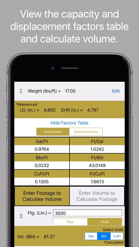 Capacities Basic Screenshots