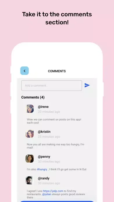 Tangkapan layar Spark - Simply Social Media