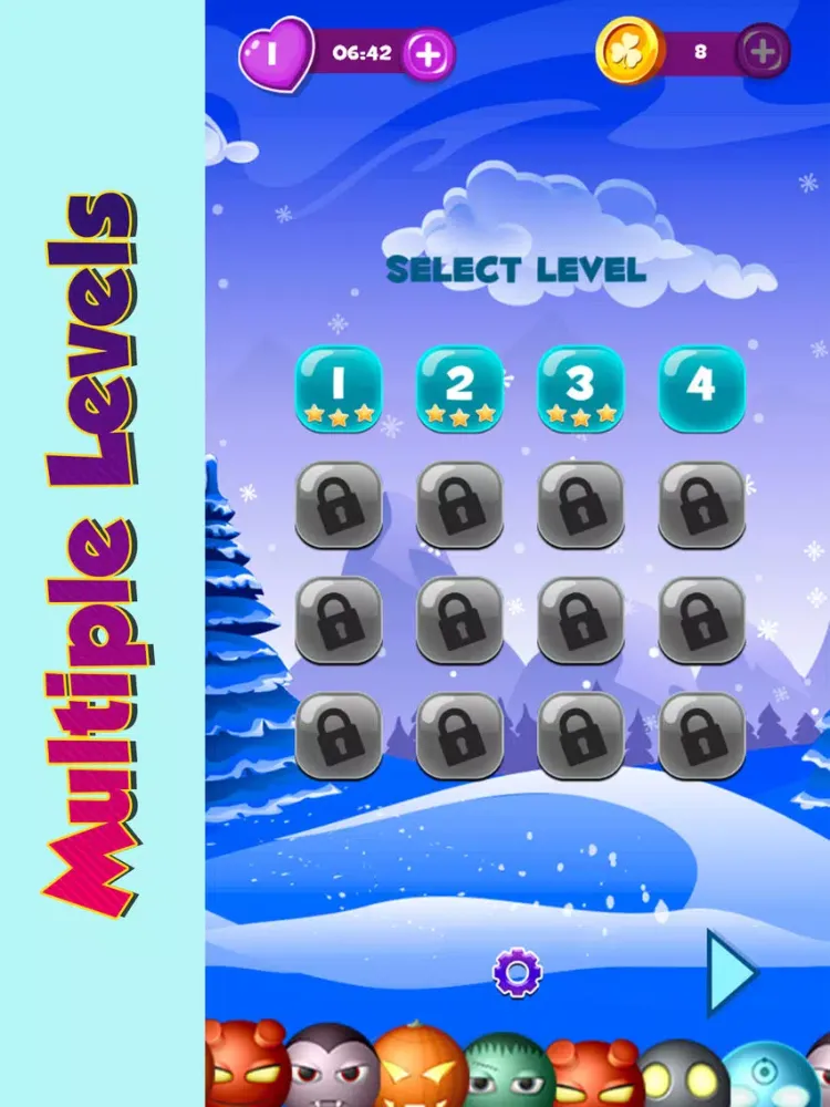 Halloween Magic Bubble Shooter iPad  Screenshots