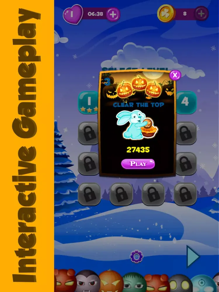 Halloween Magic Bubble Shooter iPad  Screenshots