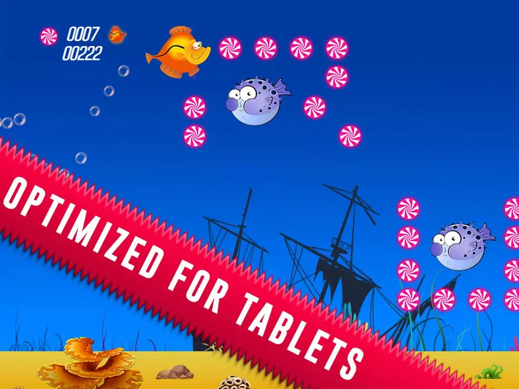 Tangkapan layar Run Fishy Fishy iPad 