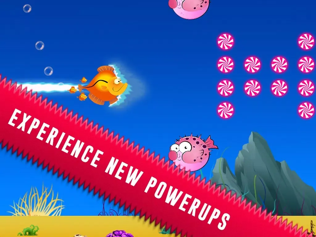 Tangkapan layar Run Fishy Fishy iPad 